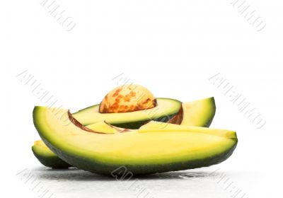 fresh avokado slices 