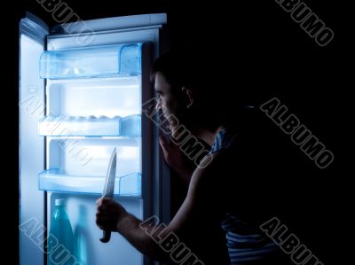 something horrible hiding in refrigerator