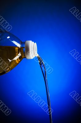 pouring oil