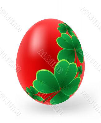 Easter eggs with decor elements