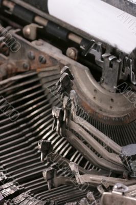 Old vintage typewriter