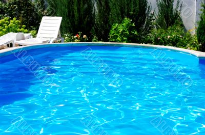 Luxury Resort Pool at the garden.