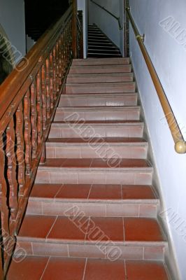 Old church stairs