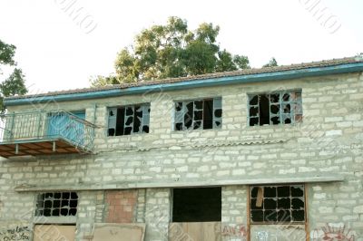 Broken house