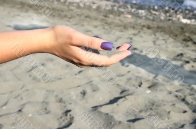 Sand in the hand