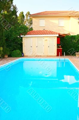 House and swimming pool