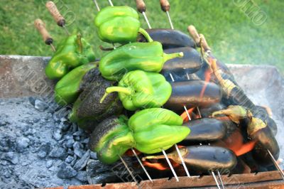 Grilled vegetables