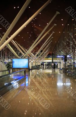 Hall of airport