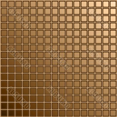 Mosaic of brown color