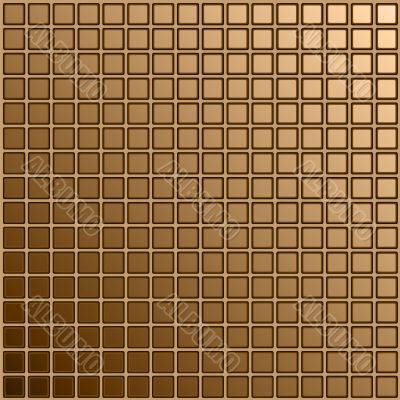 Mosaic of brown color