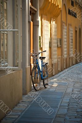 Bicycle on the street.