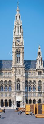 Panorama of the Cathedral in Vienna.