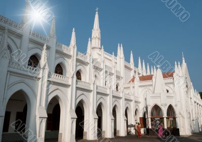San Thome Basilica Cathedral / Church in Chennai (Madras), South