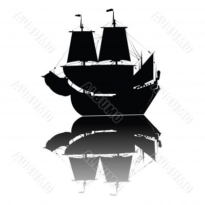 Vintage ship