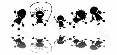 Jumping children
