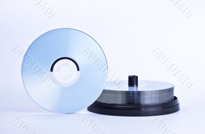 stack of printable discs