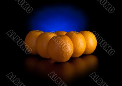 oranges like billiard balls