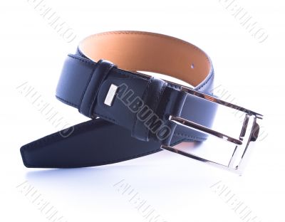 twisted leather belt