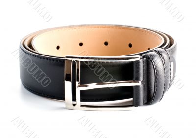 twisted leather belt