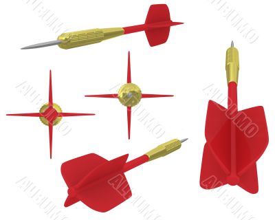 3D dart views 
