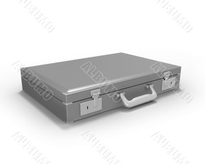 Gray briefcase 