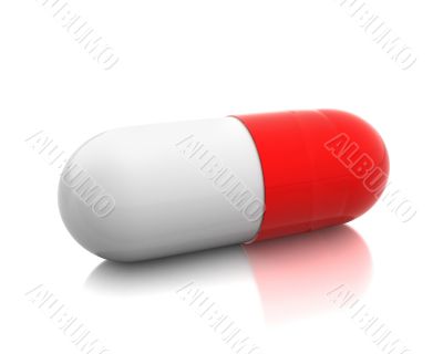 Single red pill 