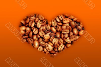 coffee heart