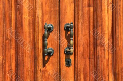 Wood door