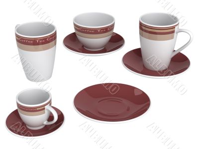 Cups and plates
