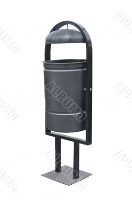 Black dustbin