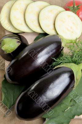 Eggplants.