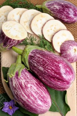 Eggplants.