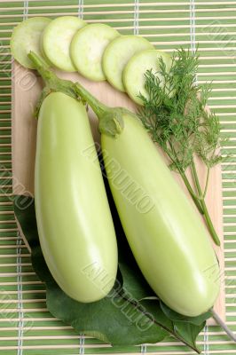 Eggplants.