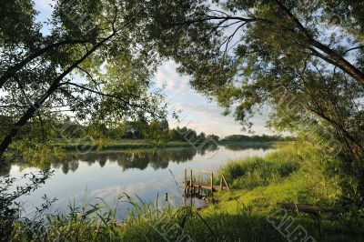 Morning on the river.