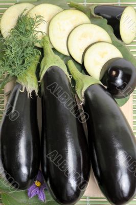 Eggplants.