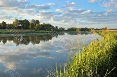 Dawn on the river 