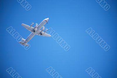 Passenger Airplane In Sky