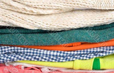 Pile of old clothes