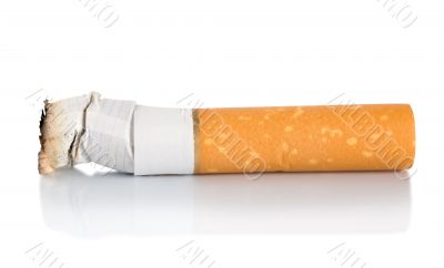 Cigarette butt isolated