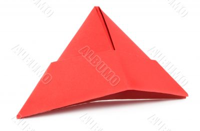 Red paper hat