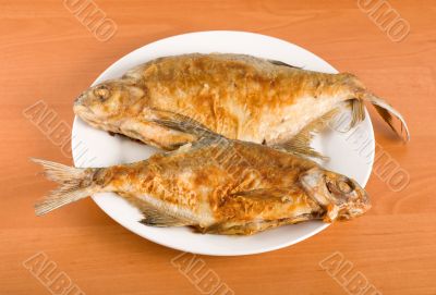 Fried bream