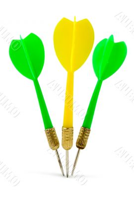Dart isolated on white