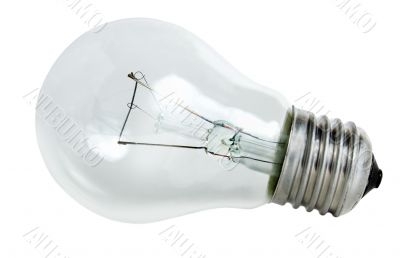 Light bulb isolated