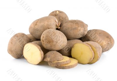 Pile of potatoes