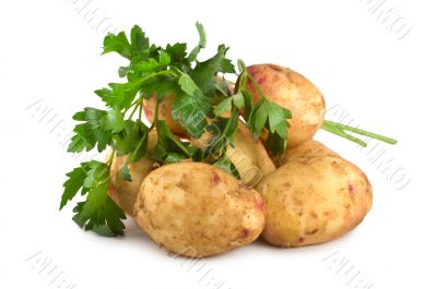 Potato and parsley