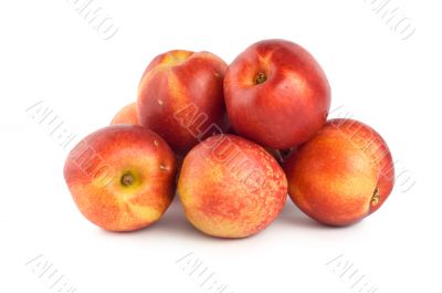 Peaches isolated