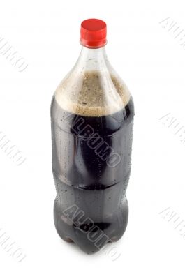 Bottle of soda isolated ( Path )