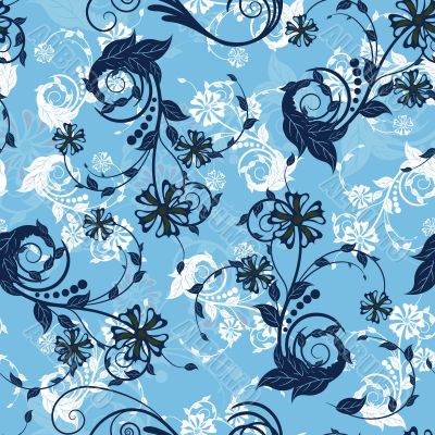 floral seamless background