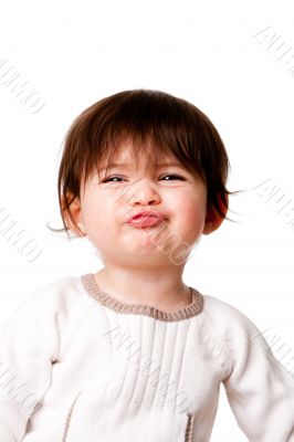 Funny baby toddler expression