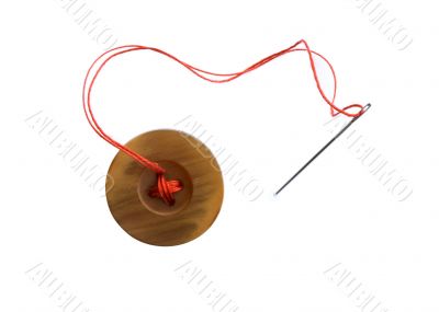 Button And Needle